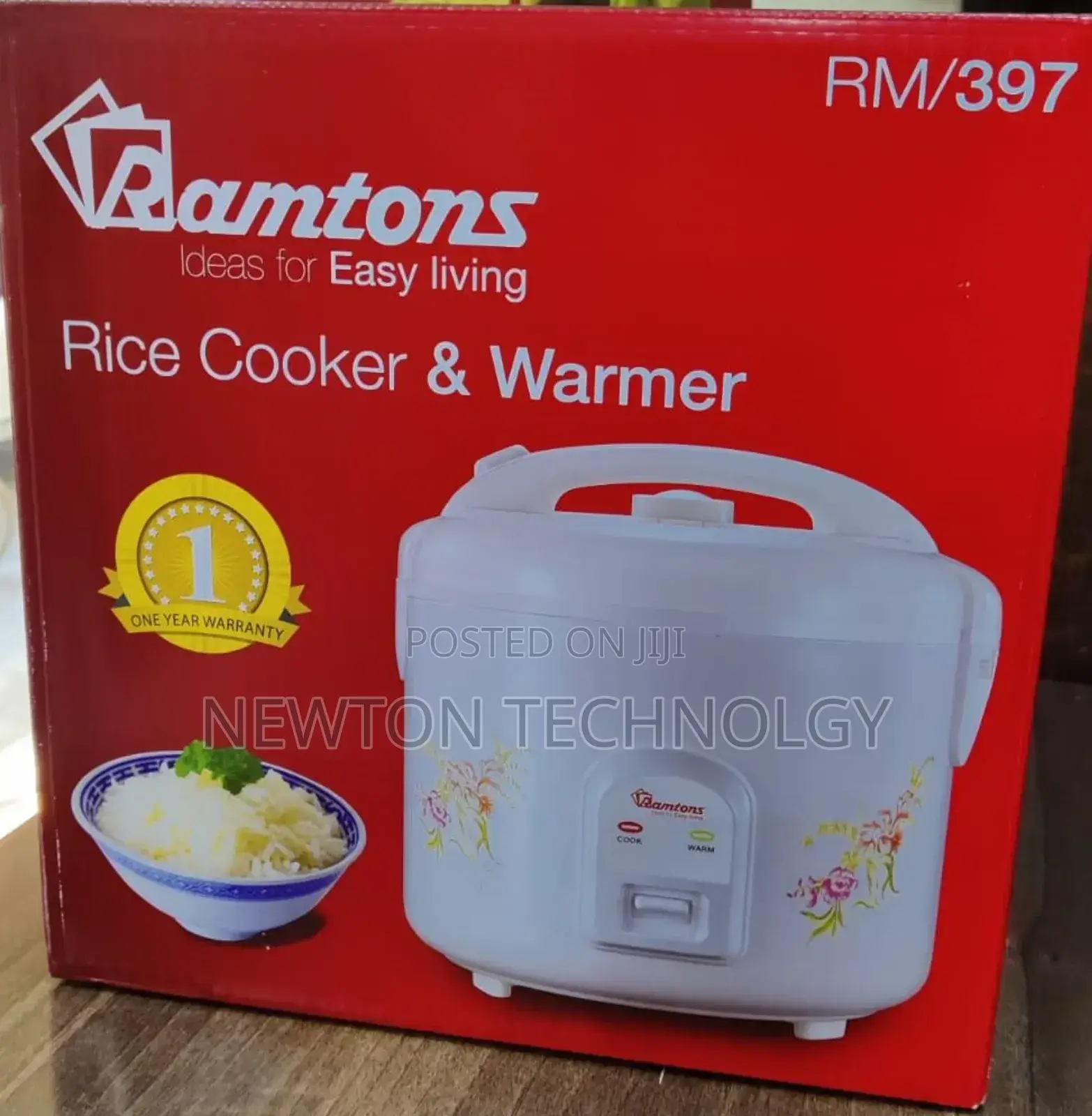 *Ramtons Rice Cooker+ Steamer