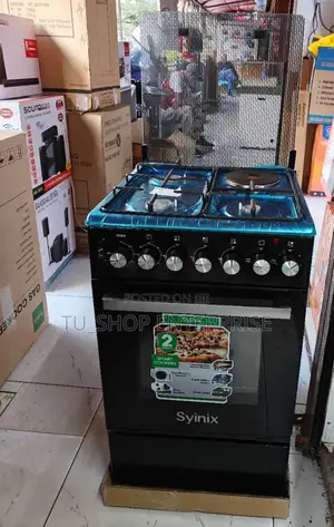 Cooker! Syinix 50by 50 Standing With Electric Oven