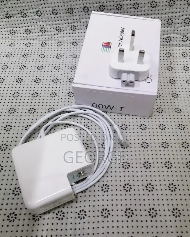 -Macbook 60w T Shape 18.5v Magsafe 2 Charger Laptop Adapter