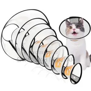 Adjustable Pet E Collar for Dogs and Cats After Surgery