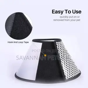 Adjustable Pet E Collar for Dogs and Cats After Surgery