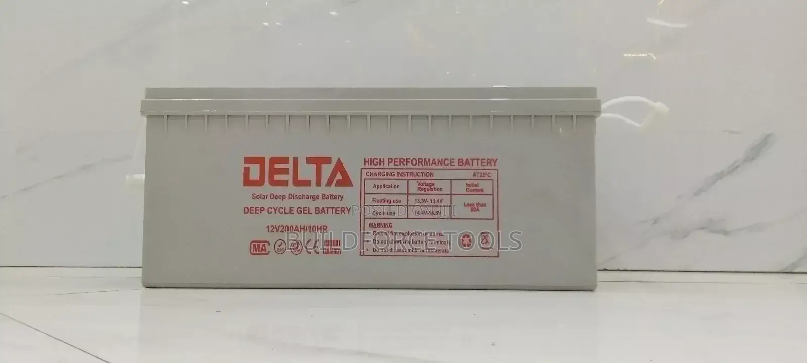 12v 200ah Original Delta Gel Batteries