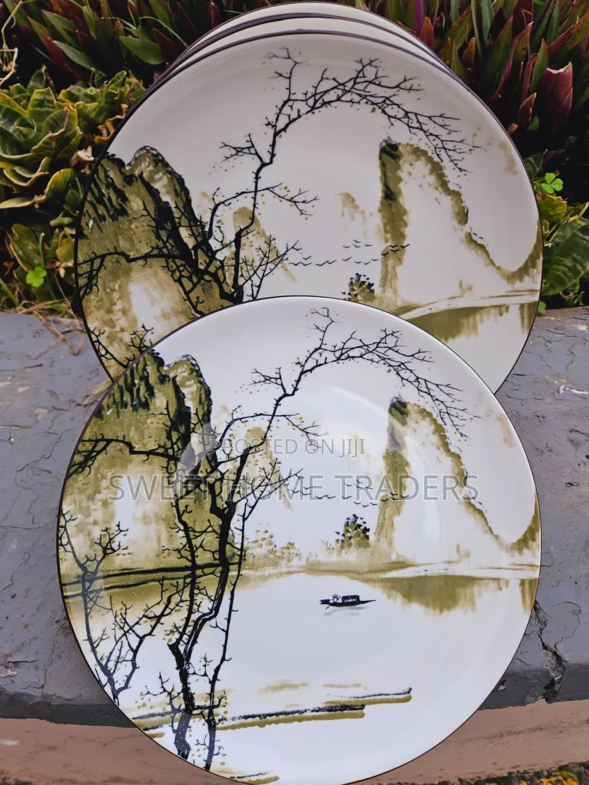 Beautiful Marble Ceramic Plates,
