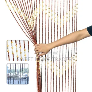 Wooden Beads Indoor/Outdoor Curtans