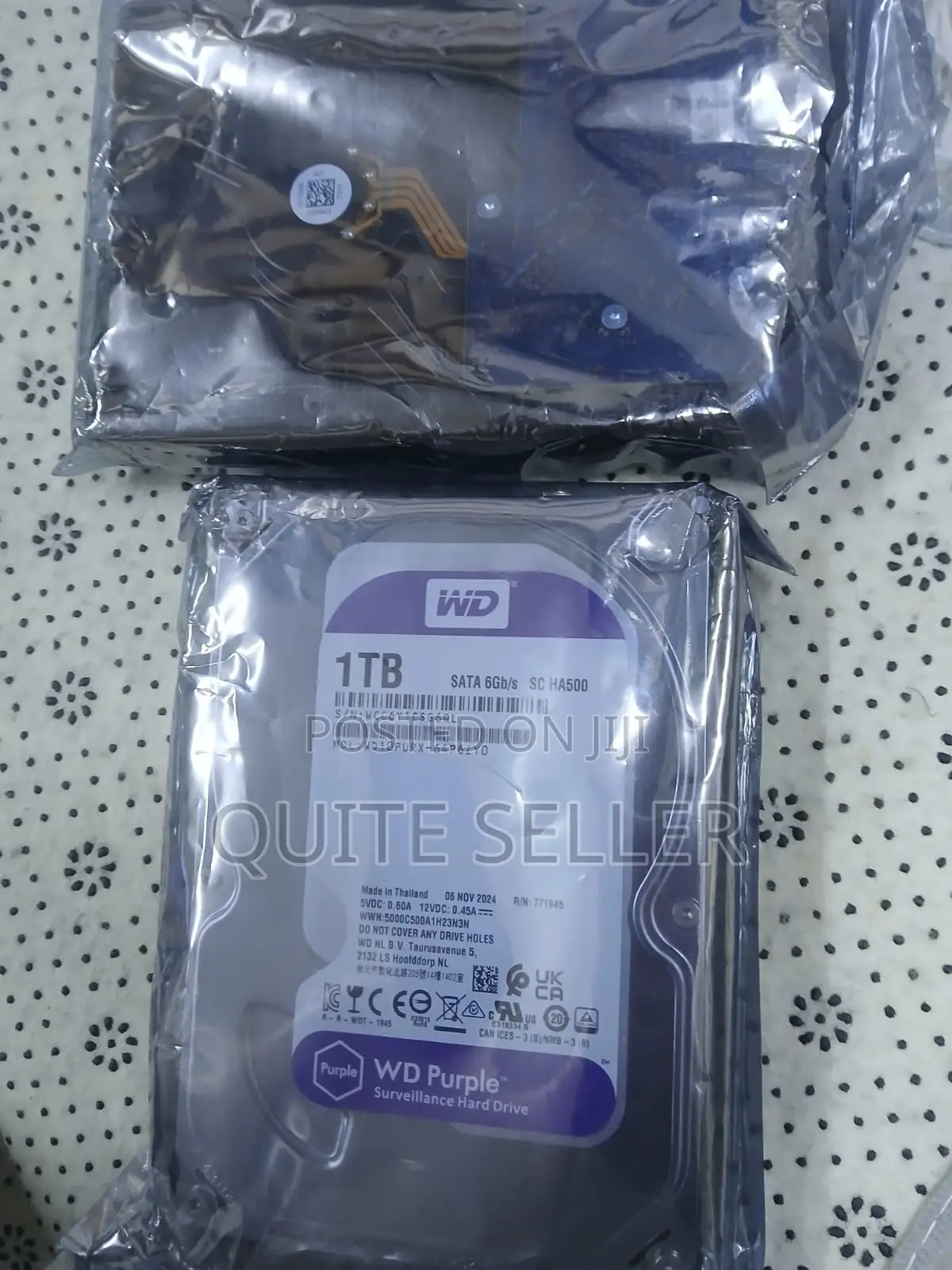 New 1tb HDD Western Digital Purple Survelliance