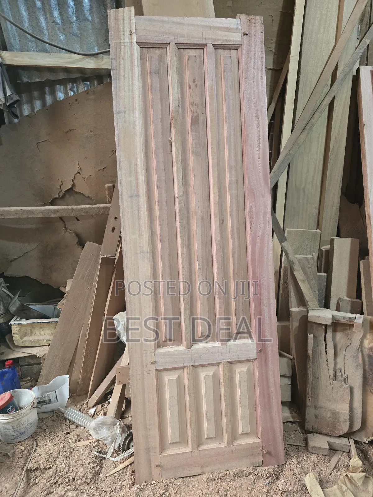 Mahogany Security Door