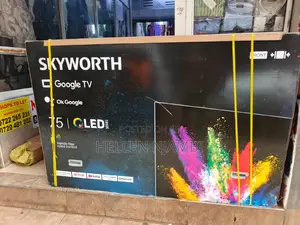Skyworth Smart Google Qled 75 Inch Frameless Tv