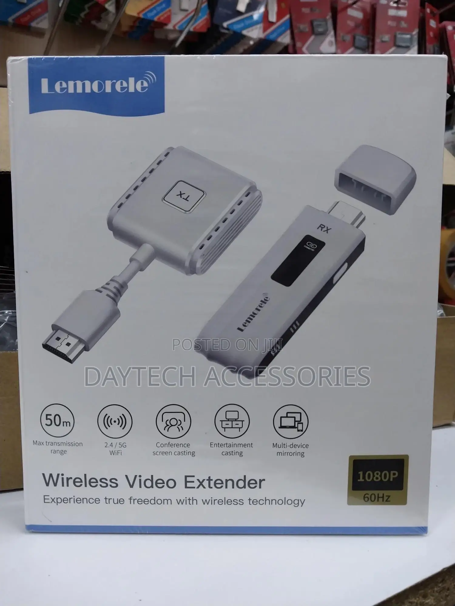 Lemorele Mini Portable Wireless HDML Transmitter Receiver