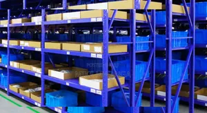 Flexible 2x2x0.5m, 4 Level Racking Shelves