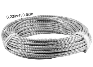 Galvanized Wire Rope, 5mm, 150 Meters Roll