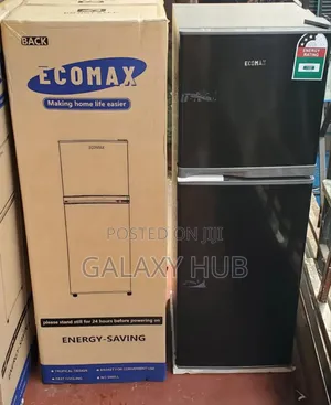 Ecomax 138 Litres Dark Silver Double Door Refrigerator