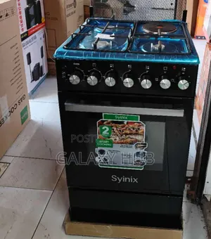 Syinix 50by 50 Standing Cooker With Electric Oven