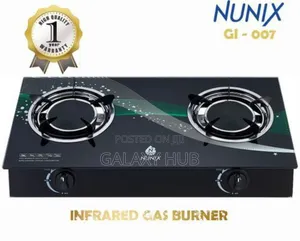 2 Burner Nunix Glass Top Cooker