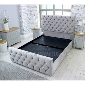 White Upholstered Bed Frame