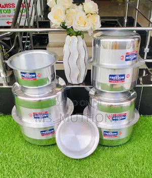 8pcs Alluminium Cookware Set With No Lids*