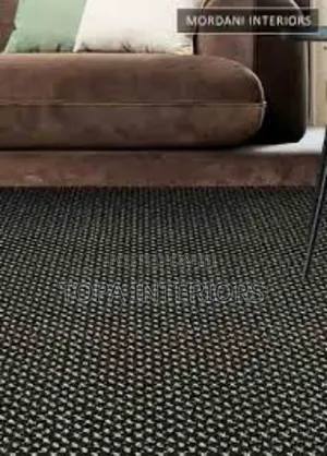 Black and White Dotted Wall to Wall Floor Carpets