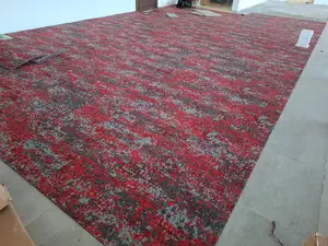 High Grade Redgrey Carpet Tiles for Hotels, Church Office