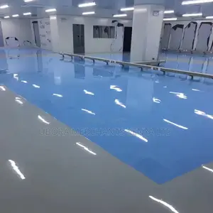 Blue-Light Grey Epoxy Flooring 3mm