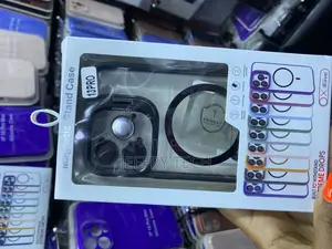 Mgnaooi Magnetic Case for iPhone 13 Pro With Lens and Stand