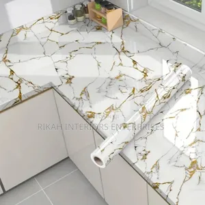 Marble Gold Contact Papers