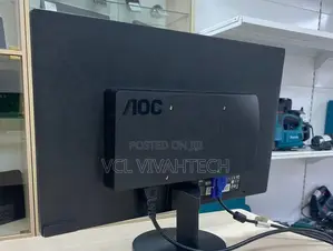 Aoc E970swn 18.5" Hd Monitor, Vga, Hdmi – Black Color