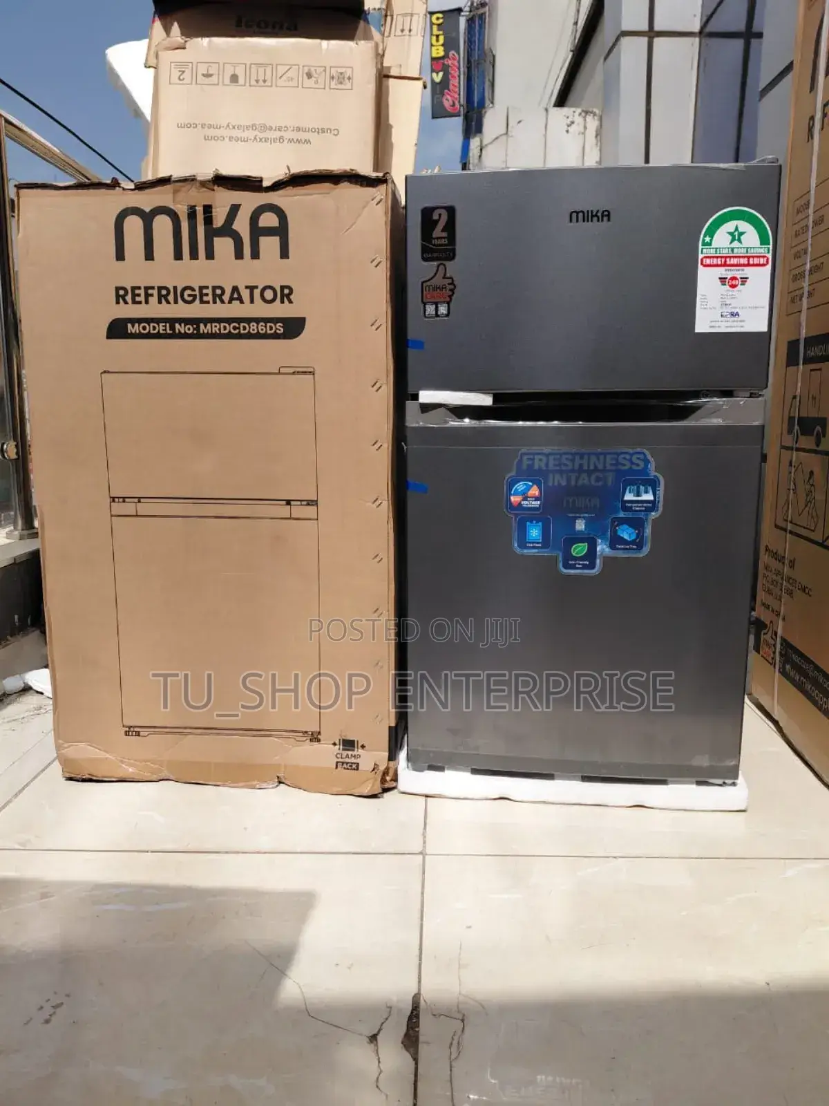 Refrigerator! Mika 86 Litres Double Door