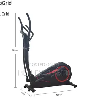 Magnetic Crosstrainer With Electronic Display Screen