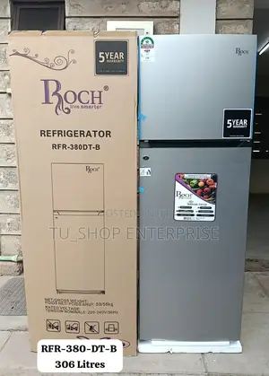 306 Litres Roch RFR-380-Dt-B Double Door Refrigerator