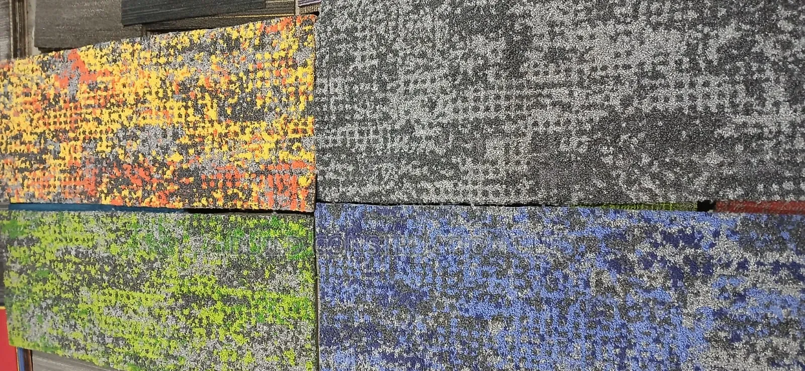 High Density 50 ×100cm Carpet Tiles