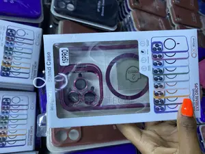 Waldeng iPhone 15 Pro Max Magsafe Case With Stand and Lens
