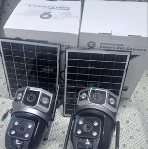 V380 Pro App Dual Lens Solar Powered Wireless Wifi CCTV