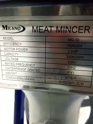 Milano Commercial Meat Mincer