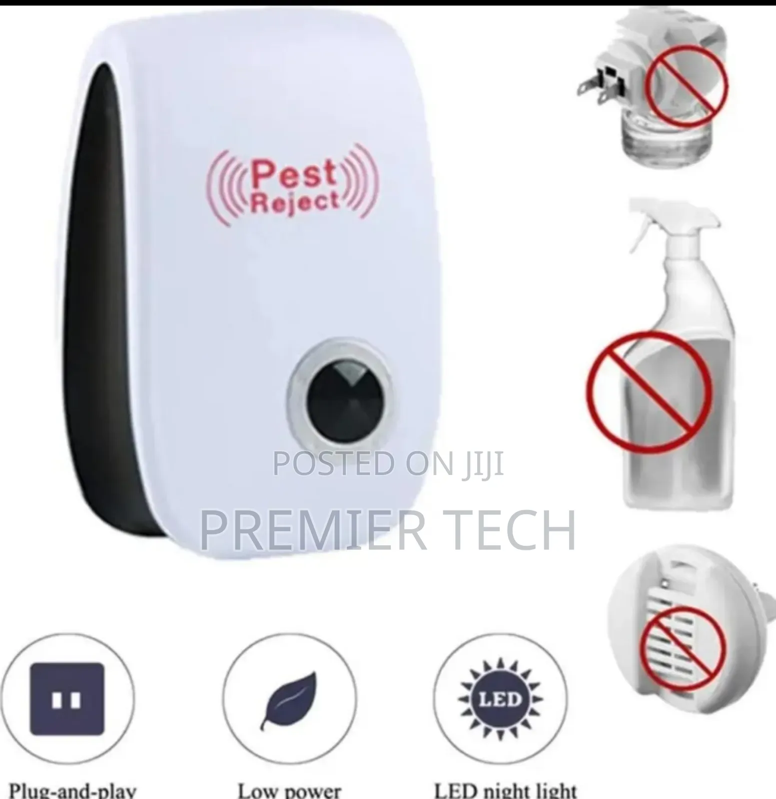 Pest Reject Ultrasound Mouse Cockroach Repeller Device