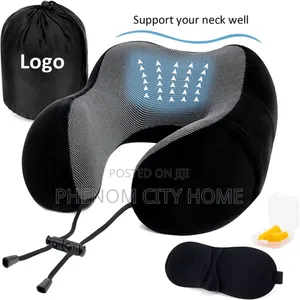 Memory Foam Travel Pillow With Cover
