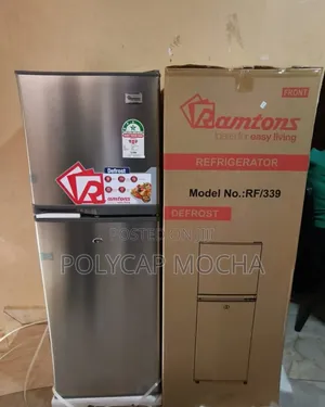 Ramtons 138liters 2 Door Direct Cool Fridge Silver