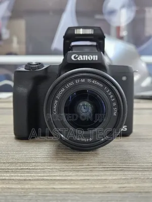 Canon Eos M50 Mirrorless Digital Camera With 15-45mm