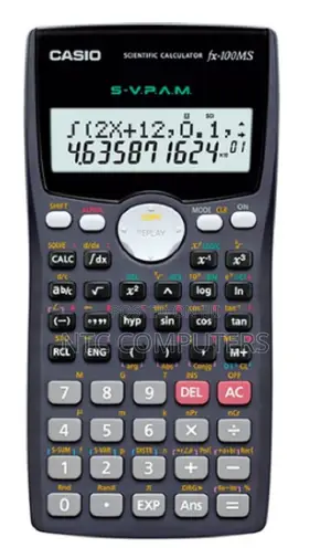 Casio Fx100ms Scientific Calculator - 10 + 2 Digits Grey