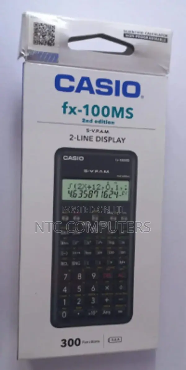 Casio Fx-100ms Non-Programmable Scientific Calculator .