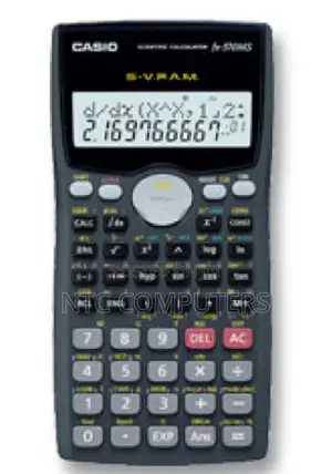 Casio Fx-570ms 2-Line Display Scientific Calculator Black
