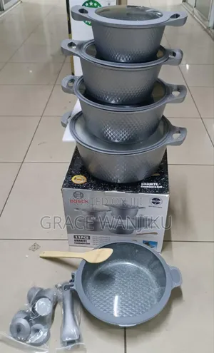*_Bosch 11pc Cookware With Silicone Lid Covers