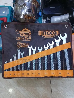 Ingco 12-Piece Combination Spanner Set,