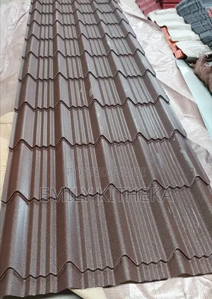 Versatile Matte Roofing Sheet. Brown