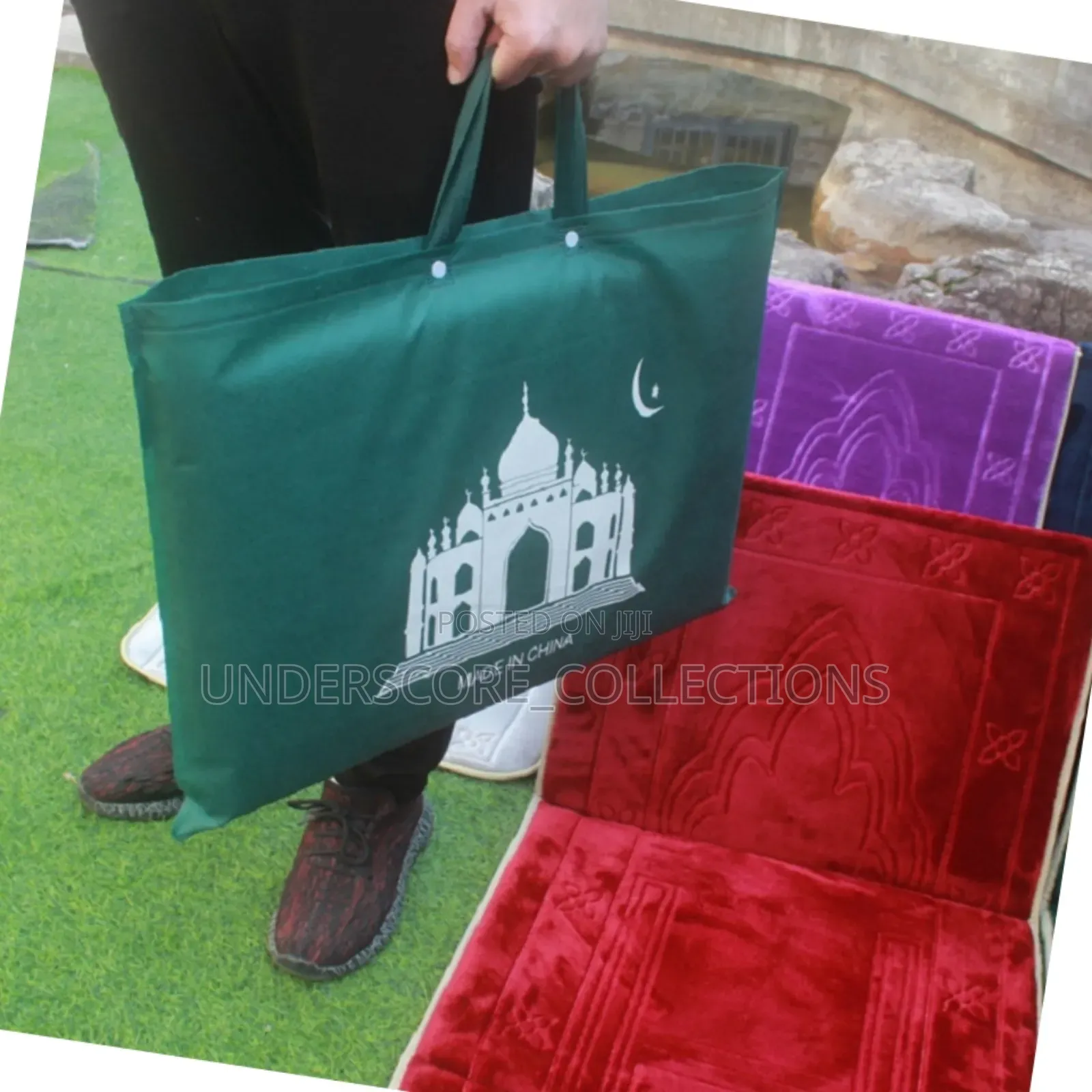 *Portable Foldable Prayer Mat/Backrest Prayer