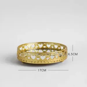 *Vanity Tray With Mirror* Diameter 17cm