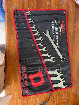 16pc Chrome Vanadium Combined Ring Spanner Set From 6 - 32mm