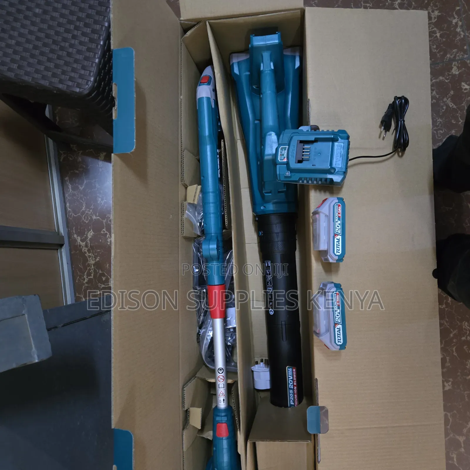Total Cordless Leaf Blower Grass Trimmer Combo 20v Premium