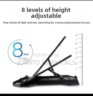 Foldable and Adjustable Laptop Stand, Tablet Holder