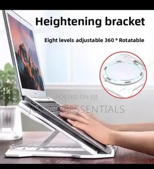 Foldable and Adjustable Laptop Stand, Tablet Holder