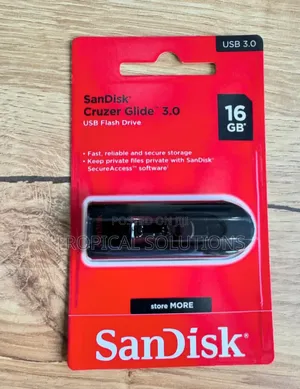 Sandisk Cruzer Glide 3.0 Usb Flash Drive 16gb