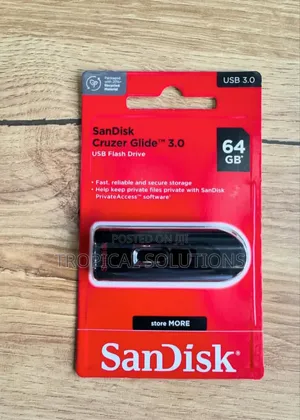 Sandisk Cruzer Glide 3.0 Usb Flash Drive 64gb